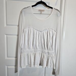 BCBGeneration Bustier Mesh Top